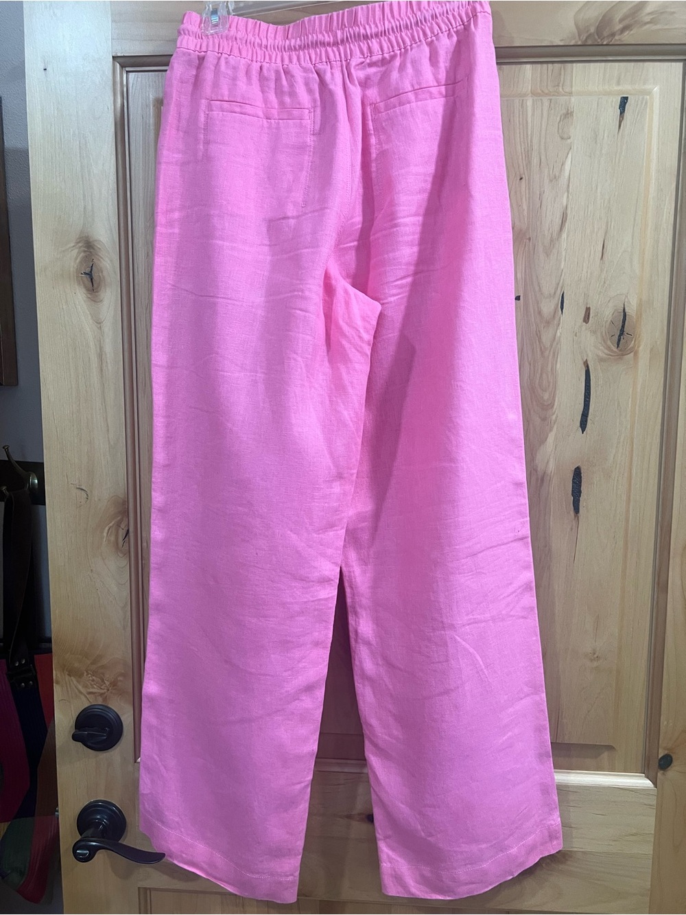 Athleta Retreat Wide Leg Linen Pant XS Pink - Picture 7 of 9